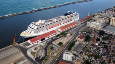 21 navios de roteiros internacionais fizeram escalas no país na temporada 2025/2026 e somaram 293.596 visitas de passageiros