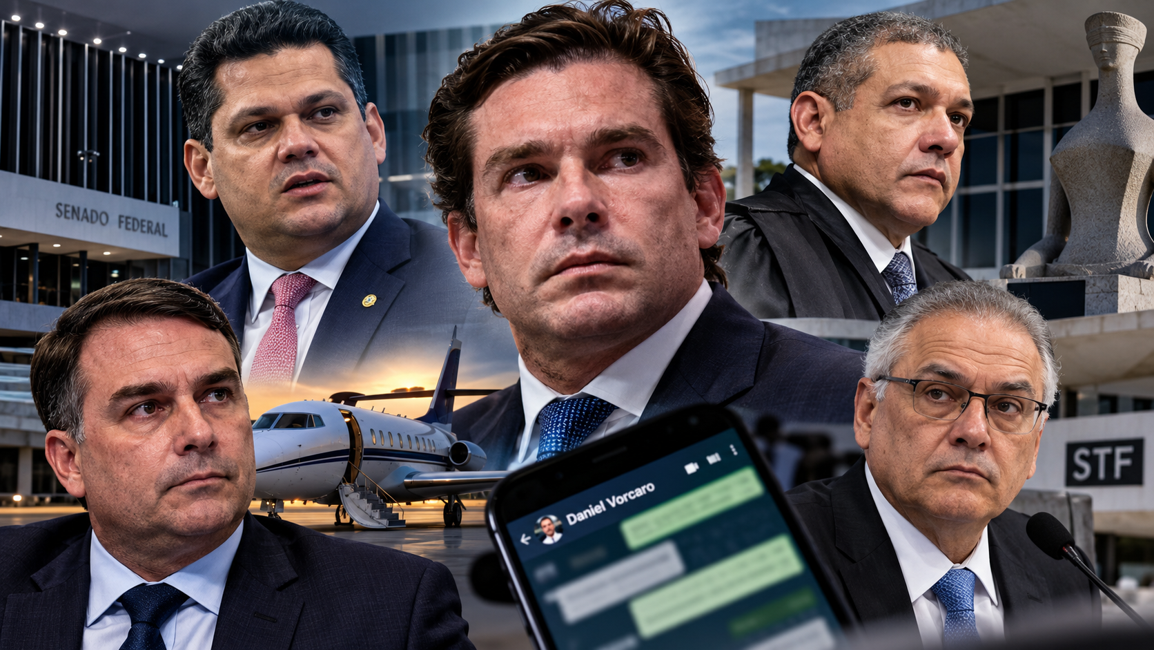 Celular de Vorcaro abre novas frentes: mensagens com Alcolumbre, operação contra desembargador e jatinho usado por Flávio vêm à tona
