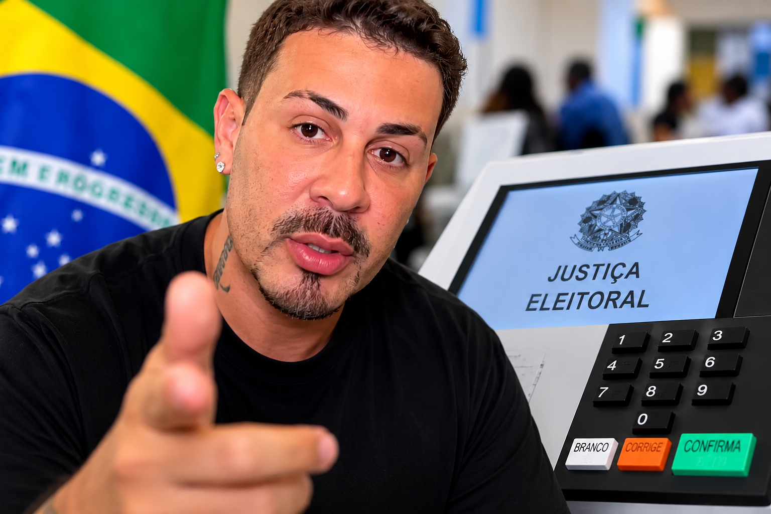 Carlinhos Maia usou as redes sociais para incentivar seus seguidores a comparecerem às urnas no segundo turno. O influenciador evitou declarar apoio a um candidato e reforçou que a escolha deve ser feita por cada eleitor.