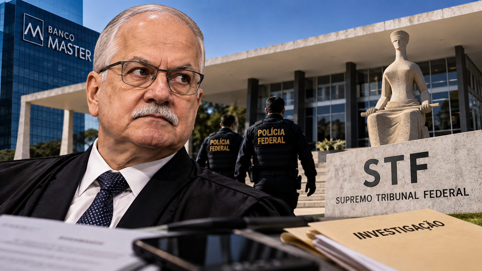 O presidente do Supremo Tribunal Federal (STF), Edson Fachin, tem reunião prevista para esta terça-feira (13) com o diretor-geral da Polícia Federal, Andrei Rodrigues, para tratar das referências a ministros da Corte encontradas nas investigações do caso Banco Master. A simples menção a autoridades não comprova participação em irregularidades.