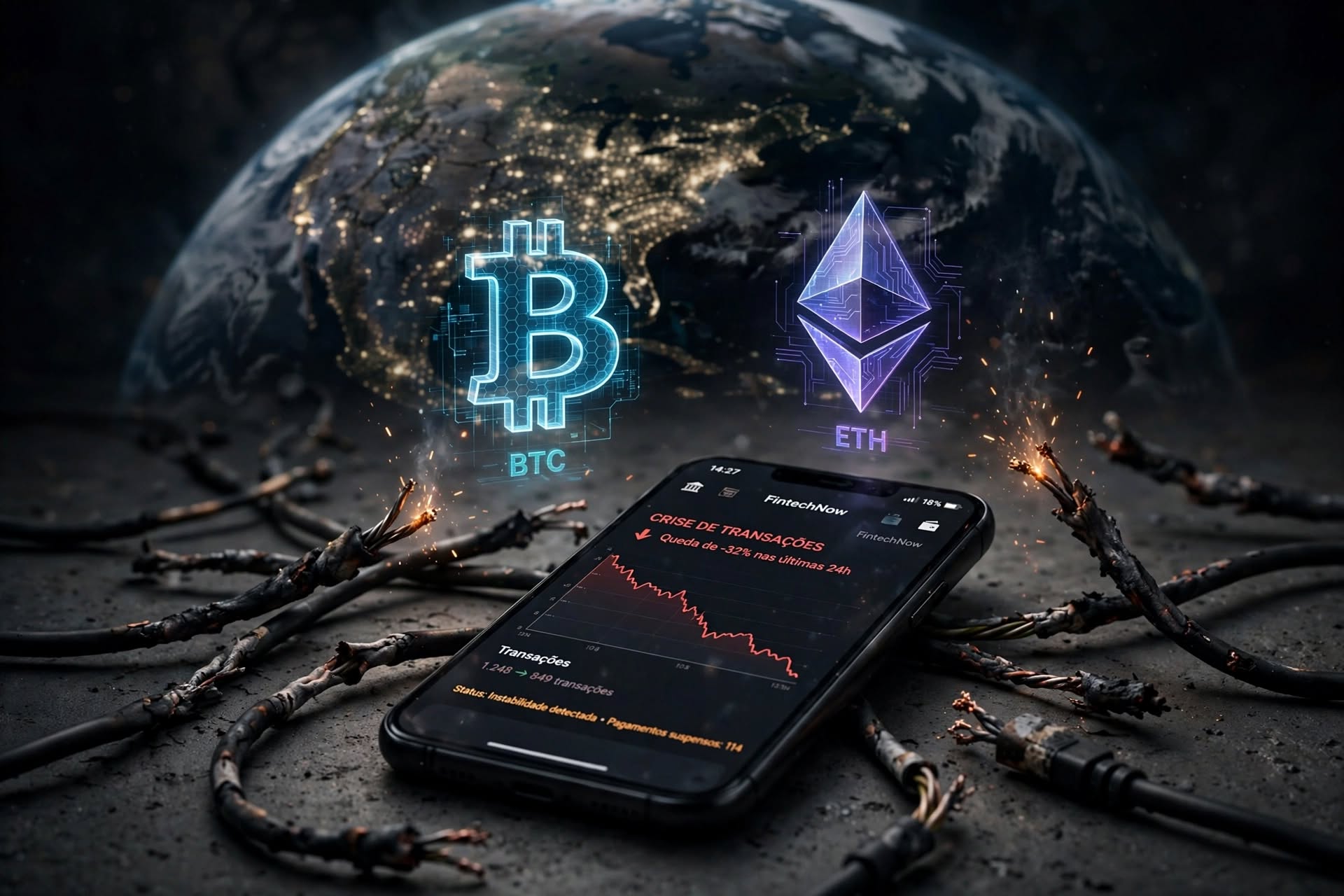Fintechs diante da crise energética: o futuro do dinheiro digital também depende dos limites do planeta