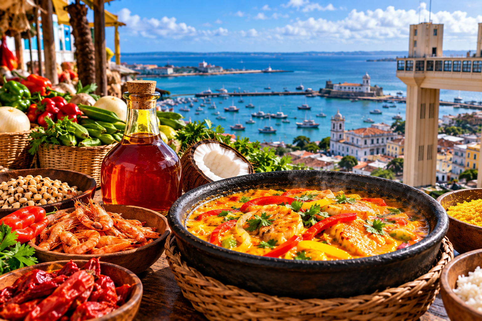 Salvador à Mesa: do dendê da Feira de São Joaquim aos sabores africanos do Santo Antônio Além do Carmo